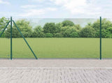 Welded Wire Fence with Concrete Base 25 x 1.4 m 3352443