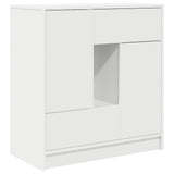 Sideboard with Drawers and Doors White 70.5x34x74.5 cm 861841