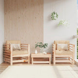 Garden Chairs 2 pcs Solid Wood Pine 825625