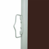 Patio Retractable Side Awning 600x160 cm Brown 313380