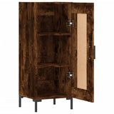 Sideboard Smoked Oak 34.5x34x90 cm Engineered Wood 830449