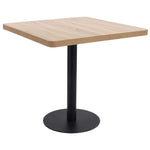 Bistro Table Light Brown 80X80 cm MDF 286433