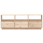 TV Cabinet 140x37x50 cm Solid Wood Pine 813430