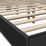 Bed Frame without Mattress Black 140x200 cm 3280102