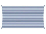 Sun Shade Sail Blue and White 7 x 5 m 100% Polyester Oxford 42031107