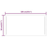 LED Bathroom Mirror 50x100 cm 3154056