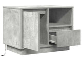 Bedside Cabinet Concrete Grey 50 x 34.5 x 50 cm Engineered wood 869584