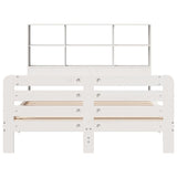 Bed Frame without Mattress White 120x190 cm Small Double Solid Wood Pine 3309945
