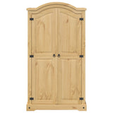 Wardrobe "Corona" 102x52x186 cm Solid Wood Pine 4012154