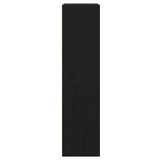 Wardrobe with Shelf Black Oak 100 x 50 x 200 cm Engineered Wood 3329299