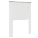 Headboard with Headboard Gloss White 75 cm Engineered wood 887829