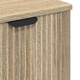 Bathroom Furniture Set 3 pcs Sonoma oak Engineered wood 3393105