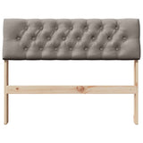 Upholstered Headboard Taupe 100 cm Solid Pine Wood 879192