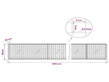 Gabion with 5 mm Wire and 5x5 cm Mesh 450x20x50 cm 3464043