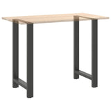 Bar Table Legs Anthracite 2 pcs 60x cm Steel 4013346