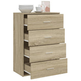 Sideboard Sonoma Oak 60x31x84 cm Engineered Wood 840501