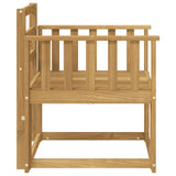 Outdoor Sofa Set Solid Acacia Wood White 3438968