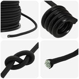 Bungee Cords with Hooks 10 mm Black PP and Rubber 42047665