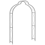 Garden Arch Black Powder-coated iron Large Decorative Inlays 47095