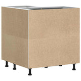 Kitchen Corner Base Cabinet Porto Black Engineered Wood 853988