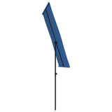 Garden Parasol with Aluminium Pole 180x110 cm Azure Blue 47335