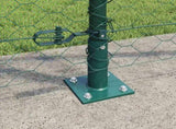 Welded Wire Fence with Concrete Base 10 x 1.2 m 3353487