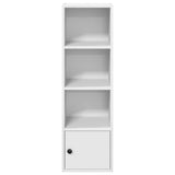 Bookcase White 31x24x102 cm Engineered Wood 860337