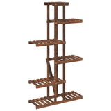 Flower Stand 75x25x140.5 cm Solid Wood Fir 362865