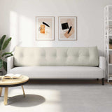 Back Pillow Cream 200 x 24 x 50 cm Velvet 42014612