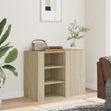 Wall Cabinet Sonoma Oak 75x35x60 cm Engineered Wood 848425
