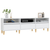 TV Cabinet White 150x30x44.5 cm Engineered Wood 831909