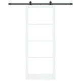 Sliding Door ORKDAL White and Black 93 x 232 cm 3332040