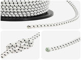 Bungee Cords 8 mm Black and White PP and Rubber 42047648
