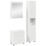 Bathroom Furniture Set TULUM 3 pcs White 60 x 34 x 63 cm 3398034