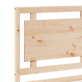 Extra Long Bed Frame without Mattress 140x210 cm Solid Wood 3309187