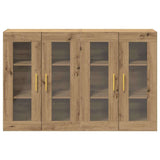 Wall Mounted Cabinet 2 pcs Artisan oak 69.5 x 34 x 90 cm 3334306
