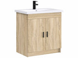 Bathroom Wash Basin Matte Black 61 x 40 x 16.5 cm Metal 890235
