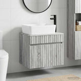 Bathroom Furniture Set Grey Sonoma Engineered Wood 3404306