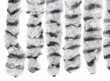 Insect Curtain Light and Dark Grey 100x220 cm Chenille 325456