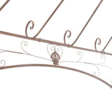 45439 Garden Pavilion Antique Brown 4 m Iron