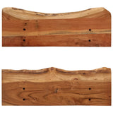 Wall Shelf Set of 2 Natural wood Solid acacia wood Medium 247927