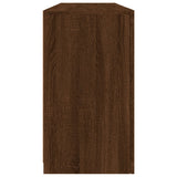 Sideboard with LED Lights Brown Oak 163x37x67 cm 3209078