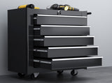 5-Drawer Tool Chest with Wheels, Steel Lockable Tool Storage Cabinet with Handle, 2 Keys for Garage, T3398P341418