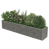 ZNTS Gabion Raised Bed Galvanised Steel 270x50x50 cm 143563