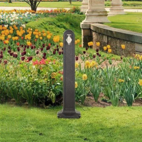 Garden Tanker with Faucet Anthracite Stone Look 316182