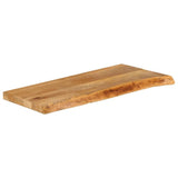 Table Top Live Edge 90x30x3.8 cm Solid Wood Mango 370479