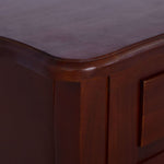 ZNTS Bedside Cabinet Classical Brown 60x30x60 cm Solid Mahogany 288883