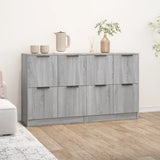 Sideboards 2 pcs Grey Sonoma 60x30x70 cm Engineered Wood 3115810