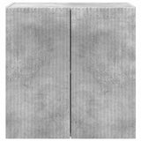 TV Wall Cabinet Concrete Grey 59.5 x 31 x 60 cm Engineered Wood 892352