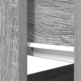 Console Table with Drawers Grey Sonoma 85.5x38.5x74.5 cm 861396